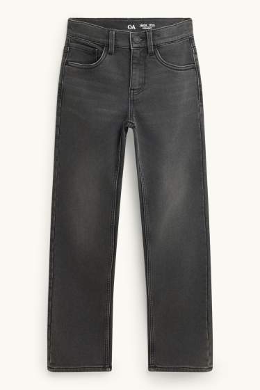 Nen - Straight Jeans - texans tèrmics - texà gris fosc