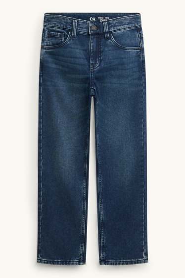 Nen - Straight jeans - texans tèrmics - LYCRA® - texà blau fosc