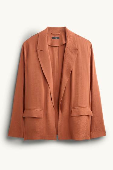 Damen - Business-Blazer - Regular Fit - braun