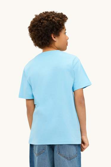Children Boys - City - short sleeve T-shirt - light blue