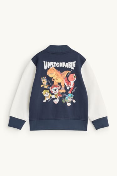 Kinder Buben - PAW Patrol - Marshall - Collegejacke - dunkelblau