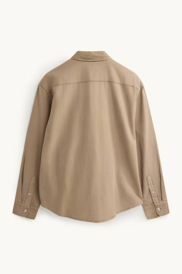 Herren - Hemd - Relaxed Fit - Kent - beige