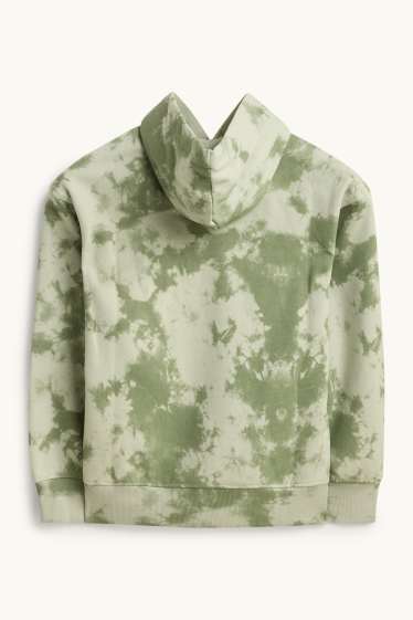 Enfants garçons - Sweat à capuche - à motif - vert clair