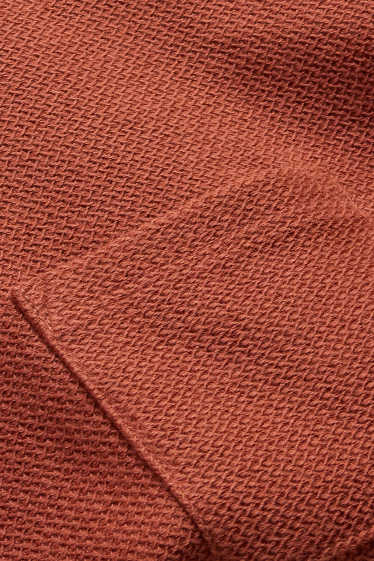 Children Boys - Short sleeve T-shirt - textured - rust
