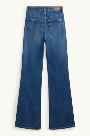 Femmes - Flared jean - high waist - jean bleu