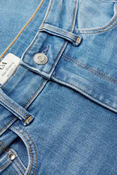 Damen - Bootcut Jeans - Mid Waist - Shaping-Jeans - LYCRA® - jeansblau