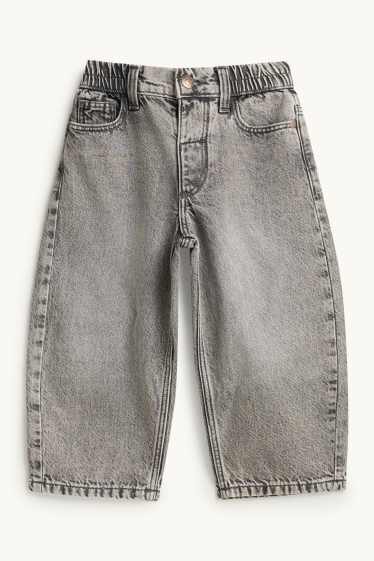 Kinderen: jongens - Barrel jeans - jeanslichtgrijs