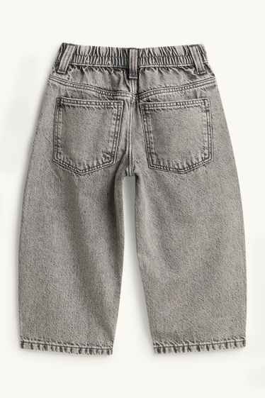 Kinderen: jongens - Barrel jeans - jeanslichtgrijs