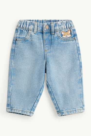 Baby Boys - Fox - baby jeans - denim-light blue