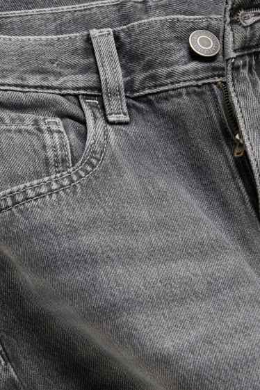 Kinderen: jongens - Baggy jeans - jeansdonkergrijs