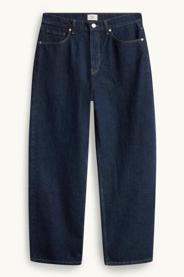 Herren - Baggy Jeans - dunkeljeansblau