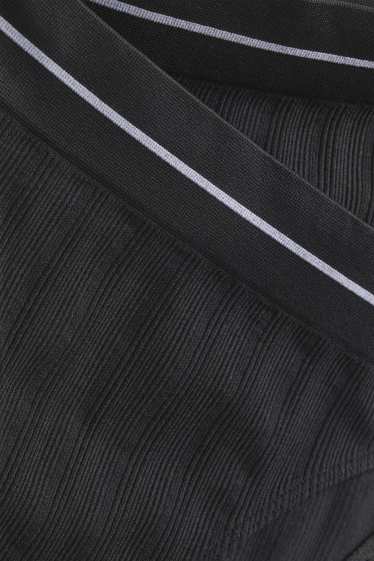 Femmes - Lot de 2 - culottes - seamless - noir
