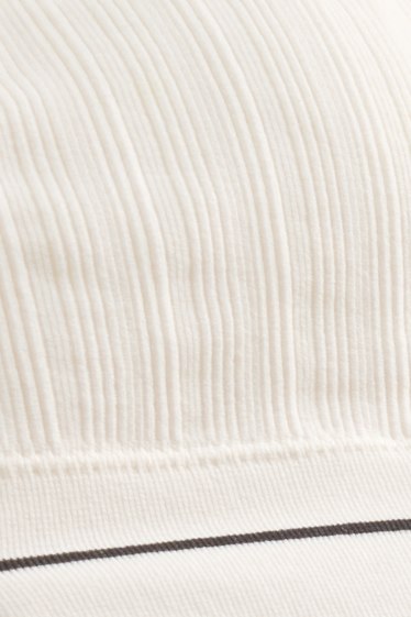 Dames - Bustier - voorgevormd - crèmekleurig