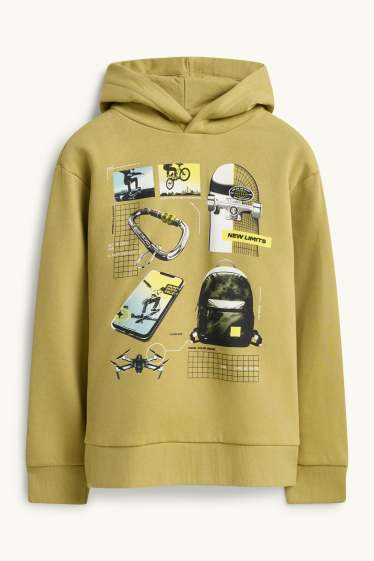 Kinder Jungen - Skater - Hoodie - senfgelb