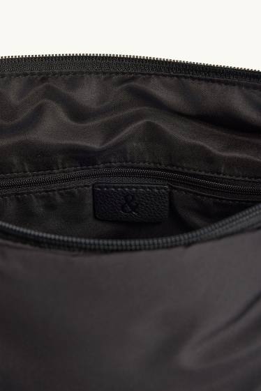 Femmes - Sac à bandoulière matelassé - noir