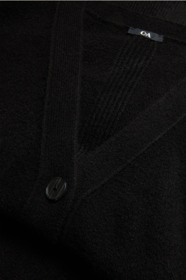 Damen - Strickjacke - schwarz