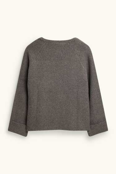 Women - Cardigan - dark gray