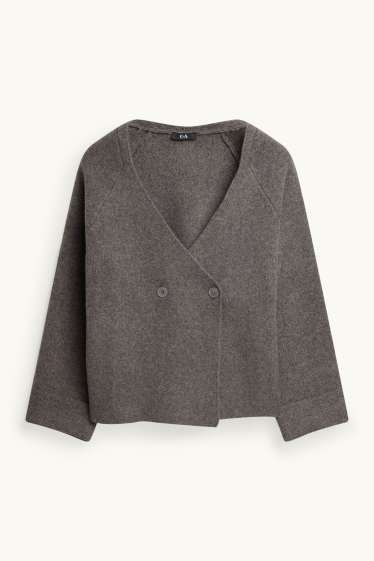 Women - Cardigan - dark gray