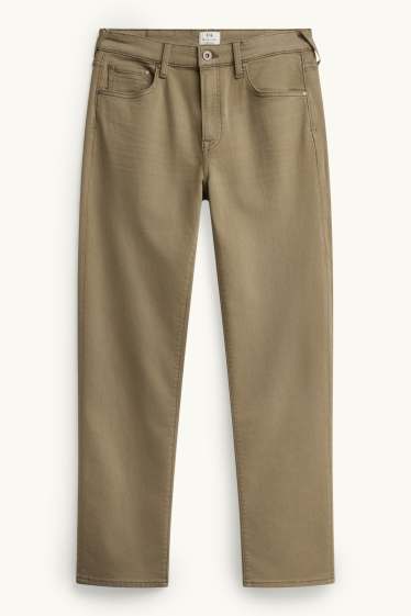Hommes - Straight jean - Flex jog denim - LYCRA® - kaki