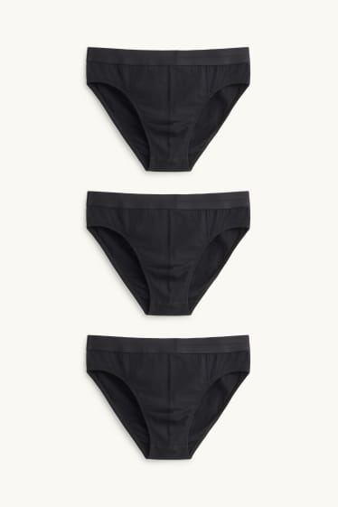 Men - Multipack of 3 - briefs - black