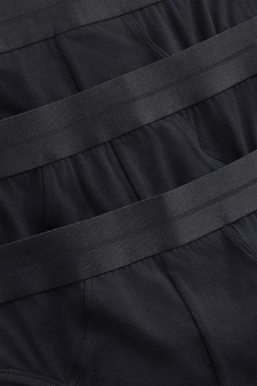 Men - Multipack of 3 - briefs - black