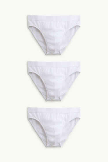 Hommes - Lot de 3 - culottes - blanc