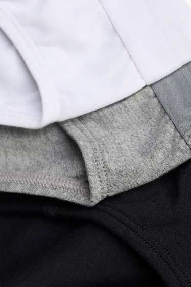 Home - Paquet de 3 - eslips - blanc/gris