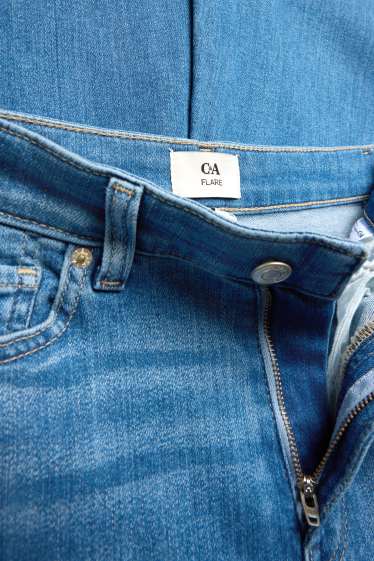 Dámské - Flared jeans - mid waist - džíny - modré