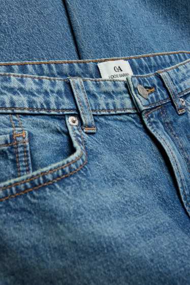 Dona - Barrel jeans - mid waist - texà blau