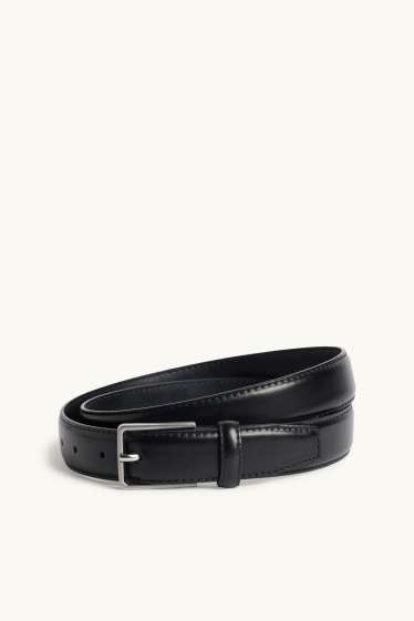 Hommes - Ceinture - matière synthétique - noir