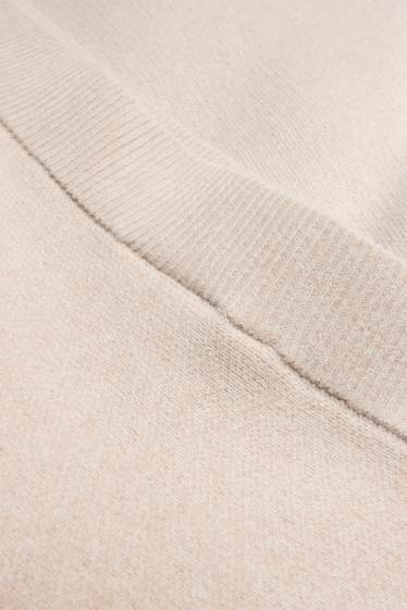 Damen - Strickrock - hellbeige