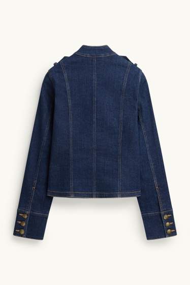 Women - Denim jacket - LYCRA® - blue denim