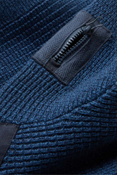 Children Boys - Jumper - textured - blue