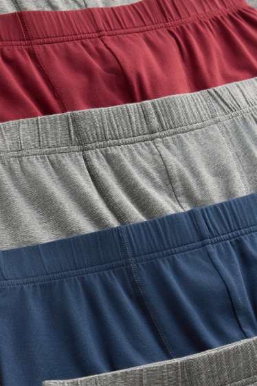 Hommes - Lot de 5 - boxers - gris chiné