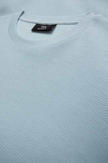 Men - T-shirt - light blue