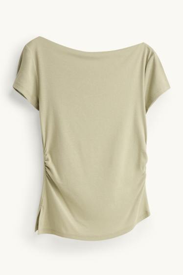 Dames - T-shirt - lichtgroen