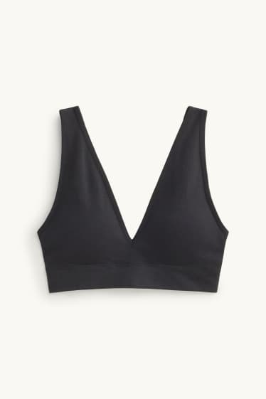 Dona - Bustier - enconxat - seamless - negre