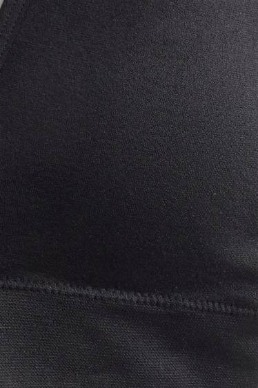 Dona - Bustier - enconxat - seamless - negre