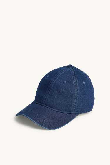 Femei - Șapcă din denim - denim-albastru