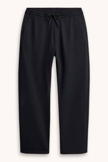 Uomo - Pantaloni chino - relaxed fit - nero