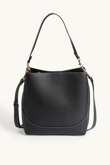 Dona - Bandolera - pell sintètica - negre