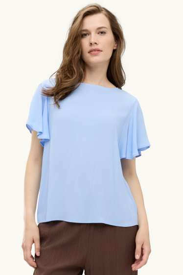 Femmes - Chemisier - bleu clair