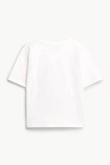 Kinderen: meisjes - T-shirt - wit