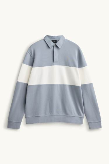Hommes - Sweat - bleu clair