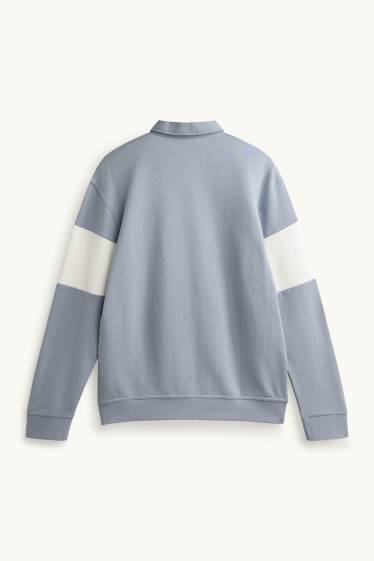 Hommes - Sweat - bleu clair