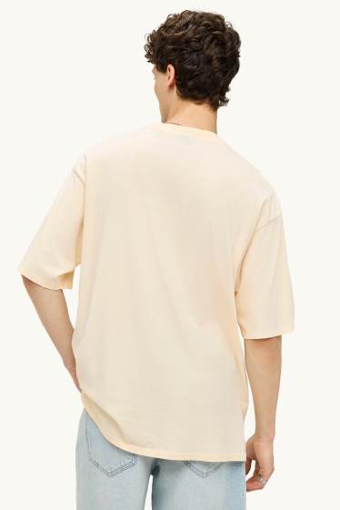 Herren - T-Shirt - Oversized - beige