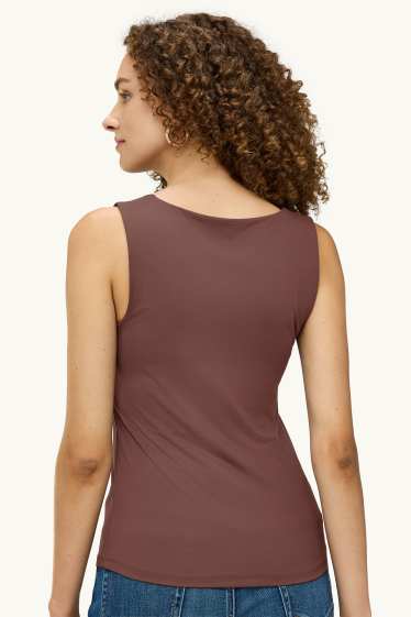 Damen - Top - braun