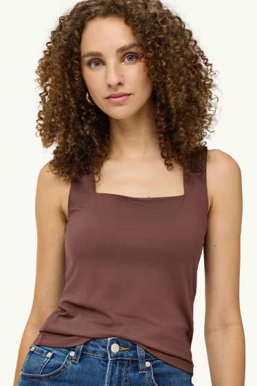 Damen - Top - braun