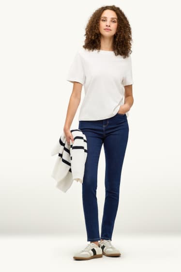 Damen - Jegging Jeans - High Waist - jeansblau