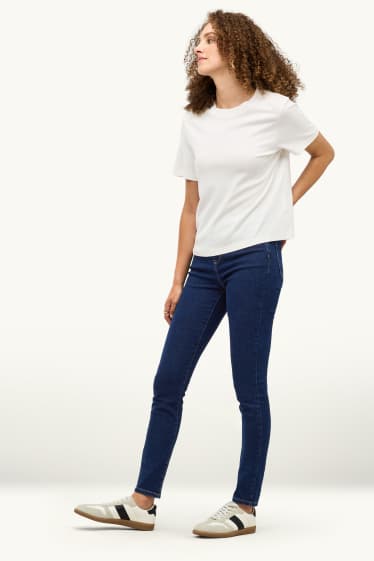 Damen - Jegging Jeans - High Waist - jeansblau